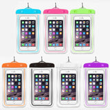 1Pcs Portable Phone Waterproof, Transparent Bag