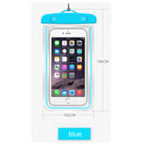 1Pcs Portable Phone Waterproof, Transparent Bag